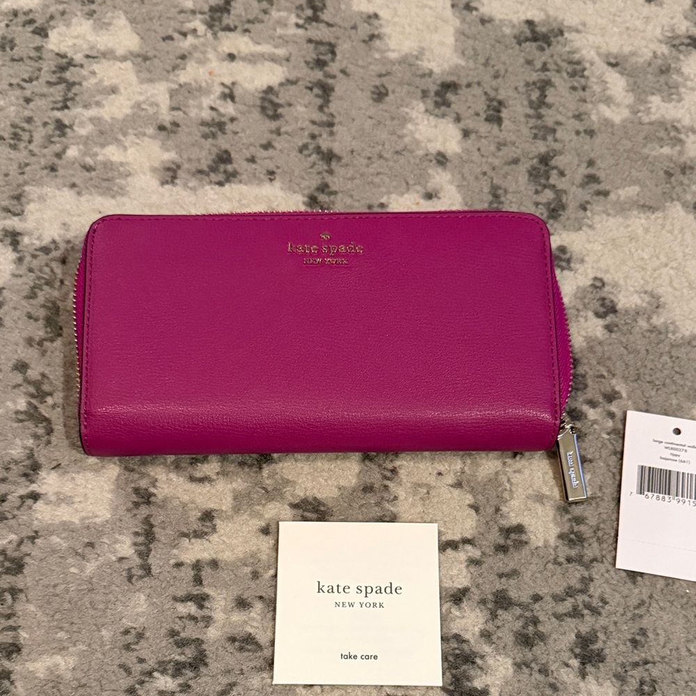 Kate Spade Fuchsia Large Wallet